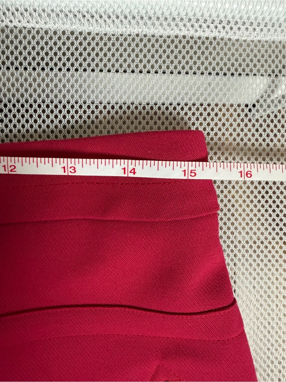 LOFT Pink Magenta Side Zip Pockets Mini Skirt A-Line Career Office Workwear Sz 6 - Picture 14 of 15